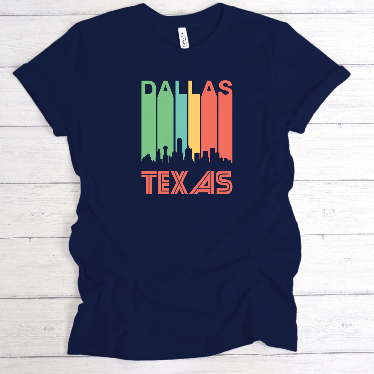 Dallas Texas Skyline T-Shirt | Iconic Downtown Graphic View