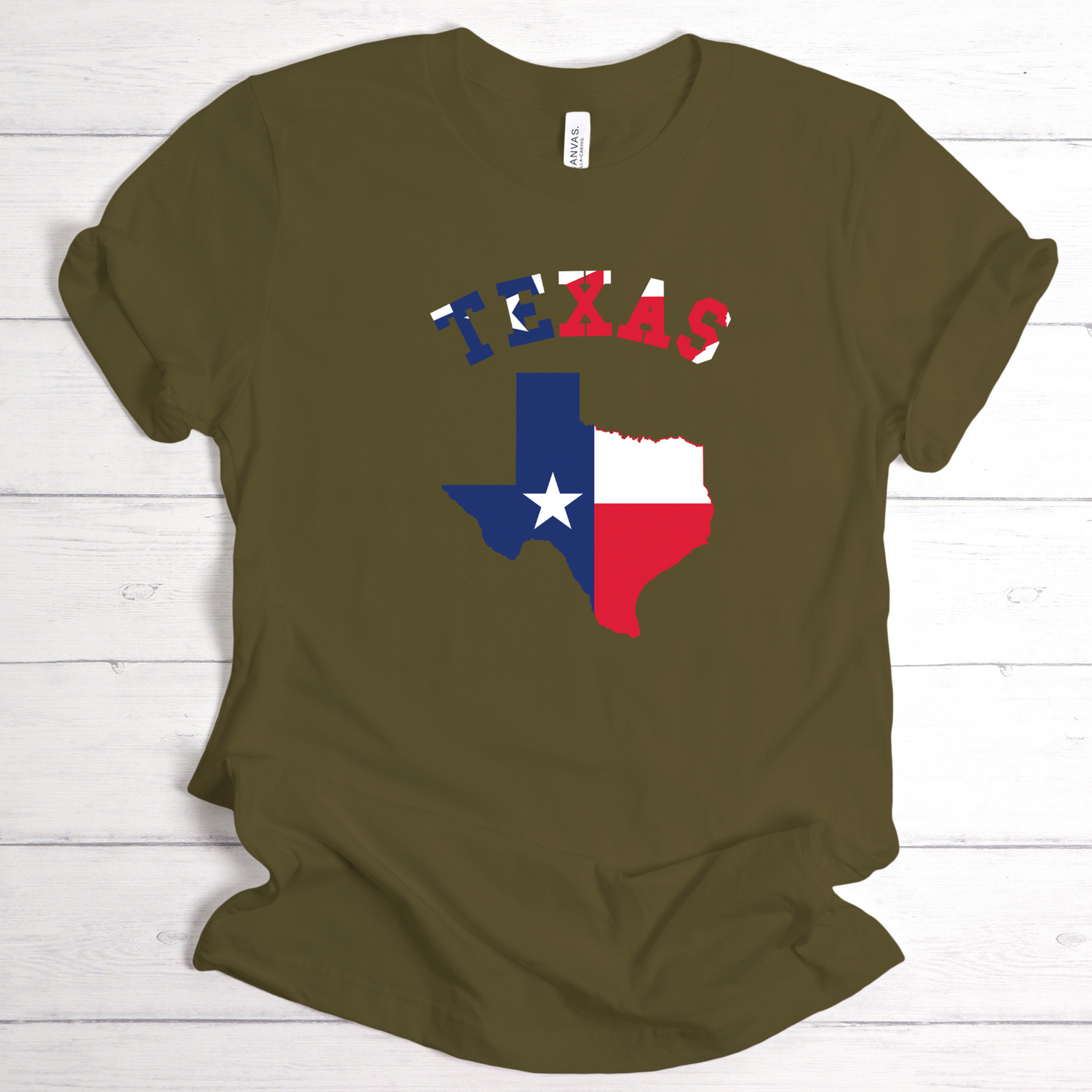 Texas Flag Inspired T-Shirt | Patriotic Lone Star State Apparel