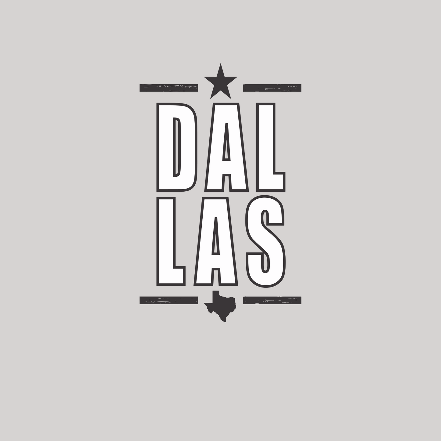 DAL LAS Pride T-Shirt| 'DAL LAS' Tee - Perfect for Dallas Enthusiasts | High-Quality Cotton, Comfortable Fit |