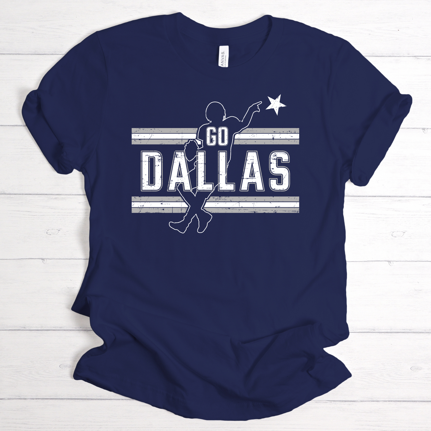 Go Dallas Star T-Shirt: Show Your Team Spirit with this Stylish Tee - Perfect for Fans of the Star-Adorned Dallas Spirit