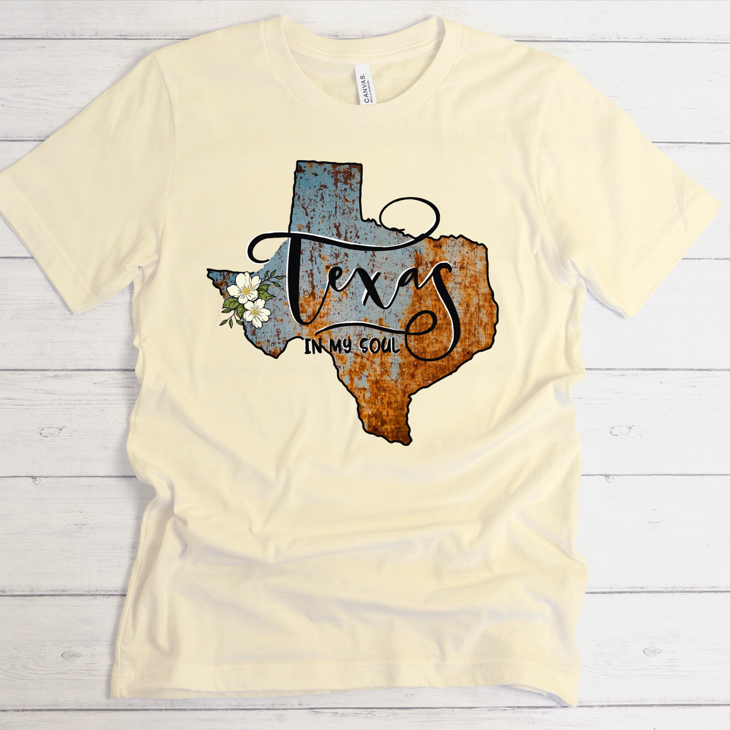 Texas in My Soul T-Shirt | Express Your Texan Spirit with Stylish Apparel