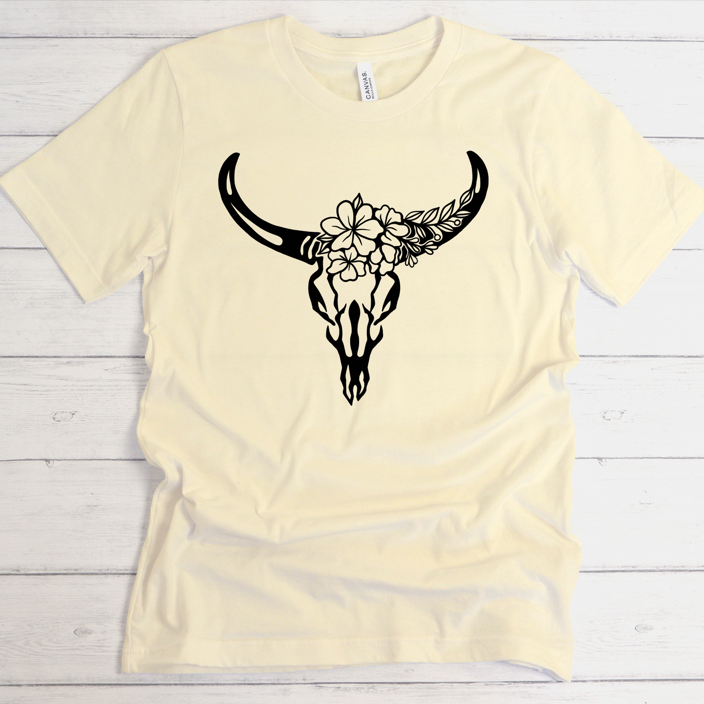 Texas Longhorn Blossoming Beauty | Perfect Blend of Nature and Lone Star State Pride
